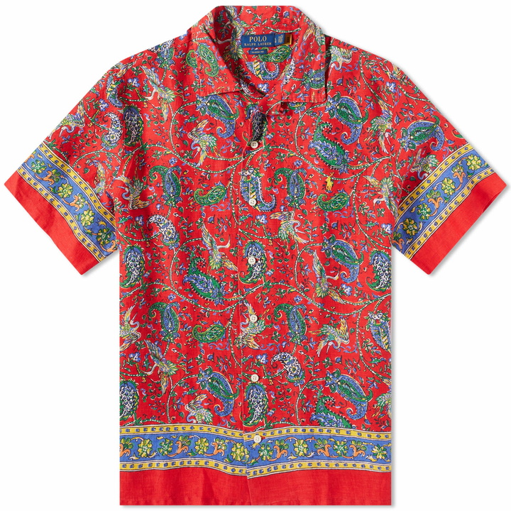 Photo: Polo Ralph Lauren Men's Floral Vacation Shirt in Huron Choppa