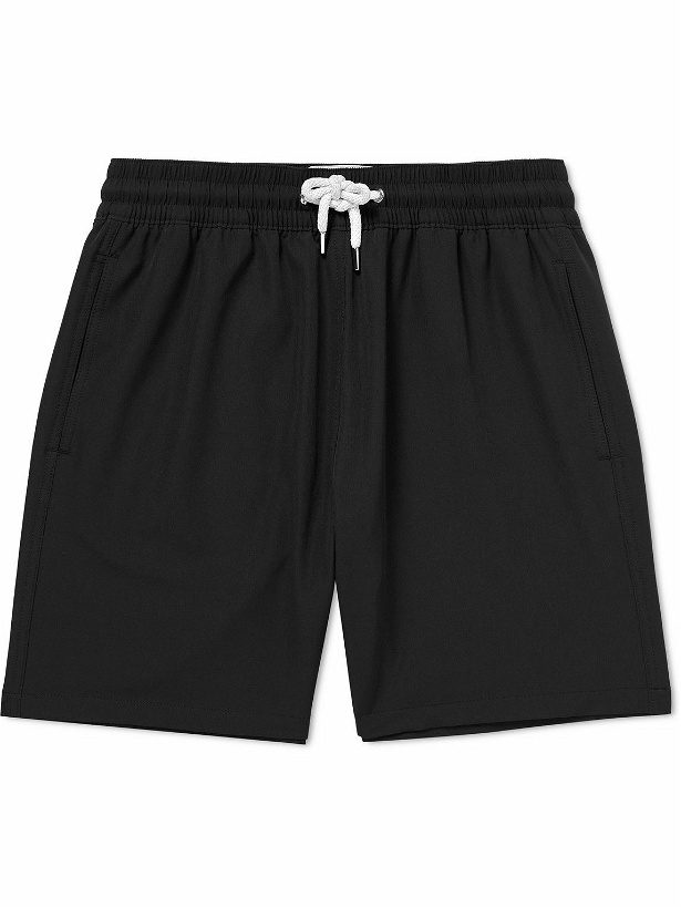 Photo: Frescobol Carioca - Parley Mid-Length Swim Shorts - Black