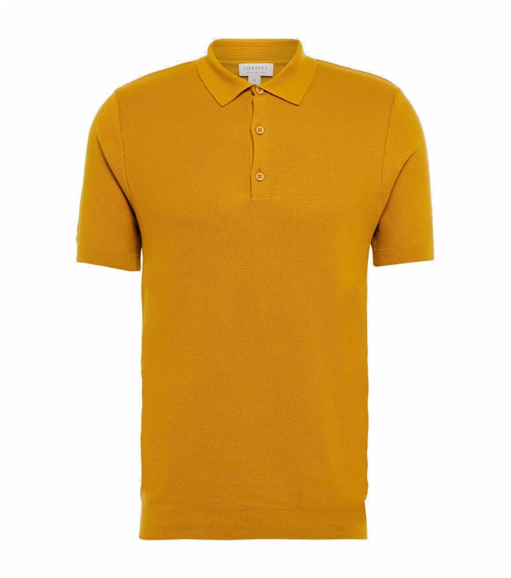 Photo: Sunspel - Cotton piqué polo shirt