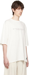 UNDERCOVER Off-White Printed T-Shirt