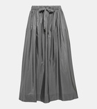 'S Max Mara Claire pleated taffetta maxi skirt