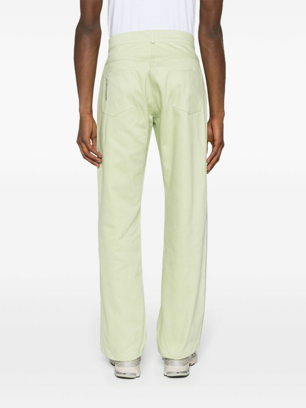 Robyn Lynch Green Straight-Leg Trousers