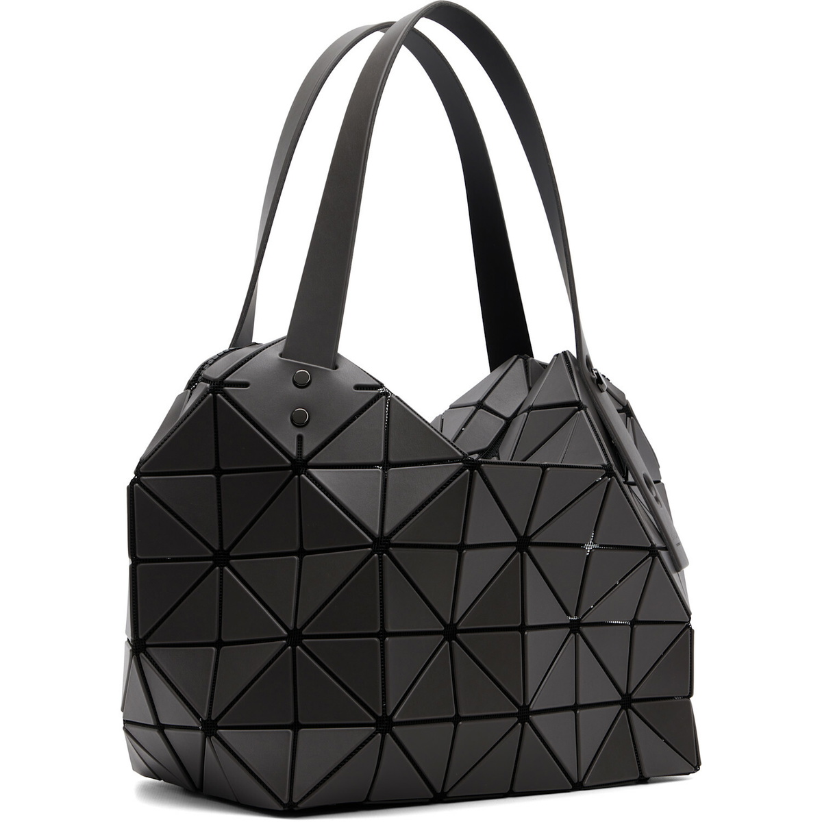 BAO BAO ISSEY MIYAKE Gray Boston Tote
