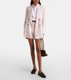 Max Mara Embellished suede loafers