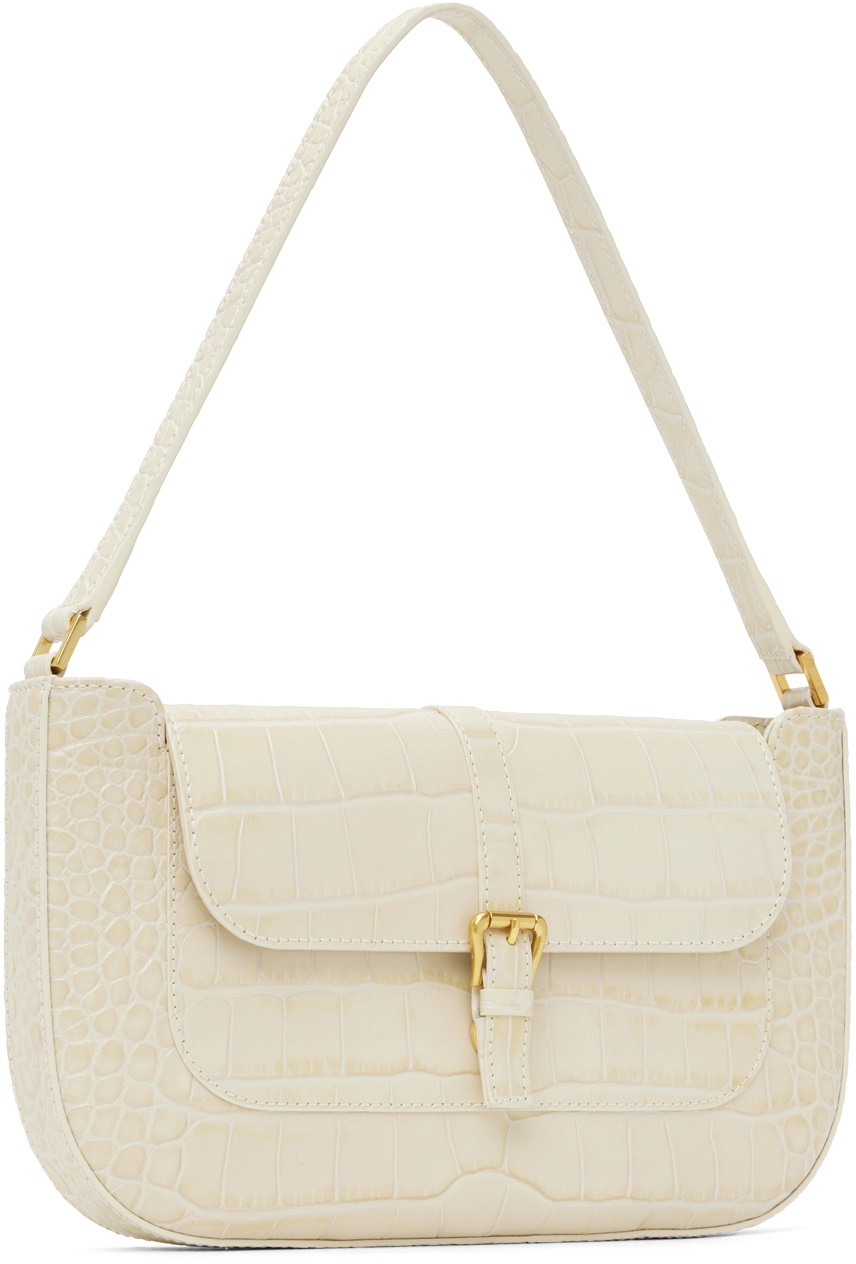 BY FAR Cappuccino Leather Miranda Shoulder Bag