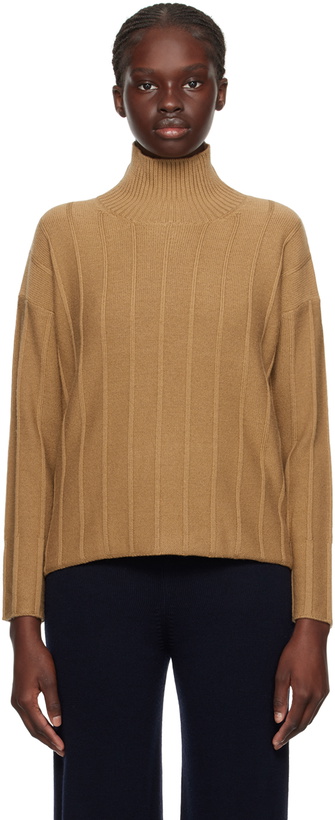 Photo: Max Mara Leisure Tan Beira Turtleneck