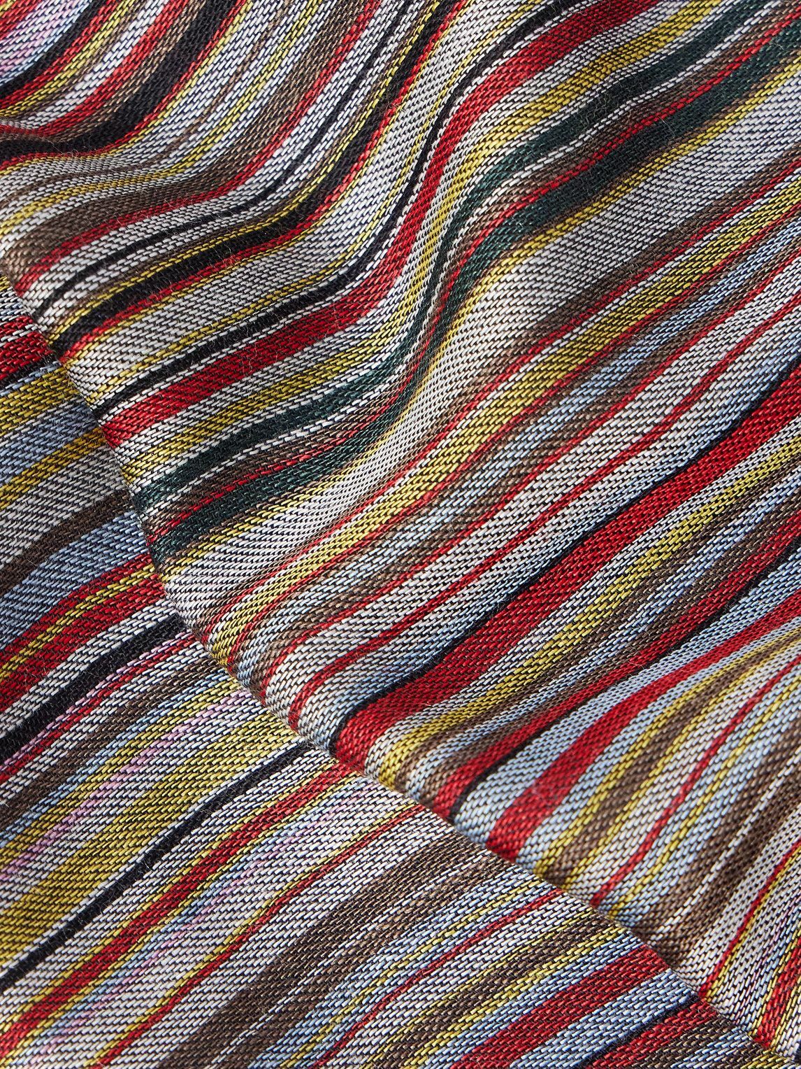 Paul Smith - Fringed Striped Wool and Silk-Blend Scarf