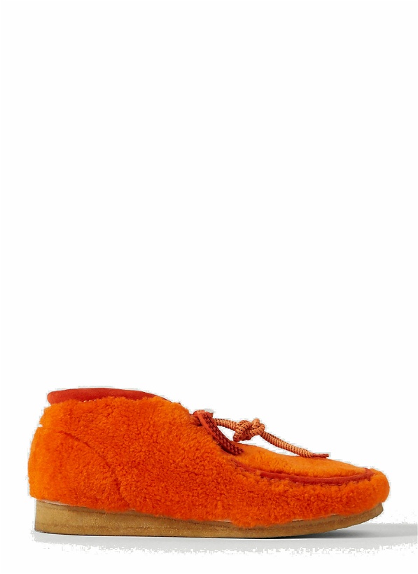 Photo: x Clarks Originals Wallabee Boots in Orange