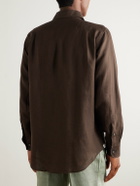 Loro Piana - Slub Linen Shirt - Brown