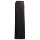 SKIMS Women's Sheer Modal Long Skirt in Onyx