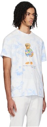 Polo Ralph Lauren White & Blue Beach Club Bear T-Shirt
