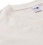 NN07 - Dylan 3432 Logo-Embroidered Cotton-Jersey T-Shirt - Neutrals