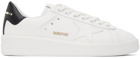 Golden Goose White & Black Purestar Sneakers