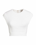Elisabetta Franchi Womens Top Ivory
