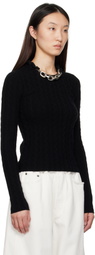 Rabanne Black Wool Sweater