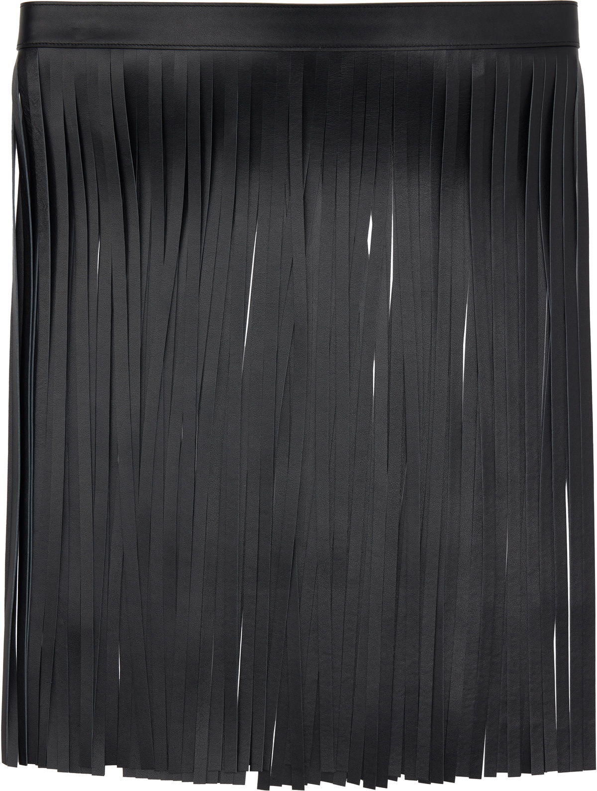 RECTO Black Ibiza Fringe Skirt Belt