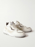Axel Arigato - Astro Rubber-Trimmed Suede and Leather Sneakers - White