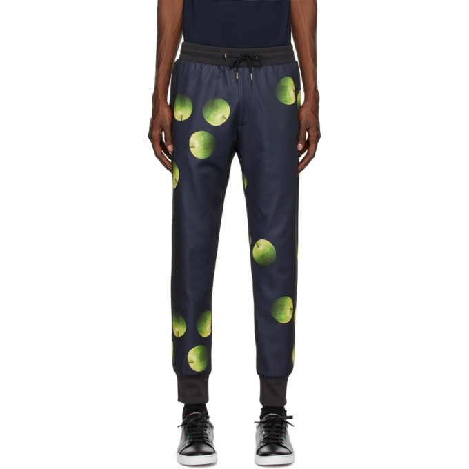 Photo: Paul Smith 50th Anniversary Navy and Green Apple Lounge Pants