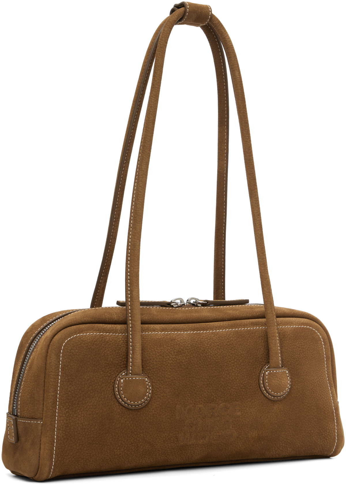 MARGESHERWOOD Brown Soft Boston EW Bag