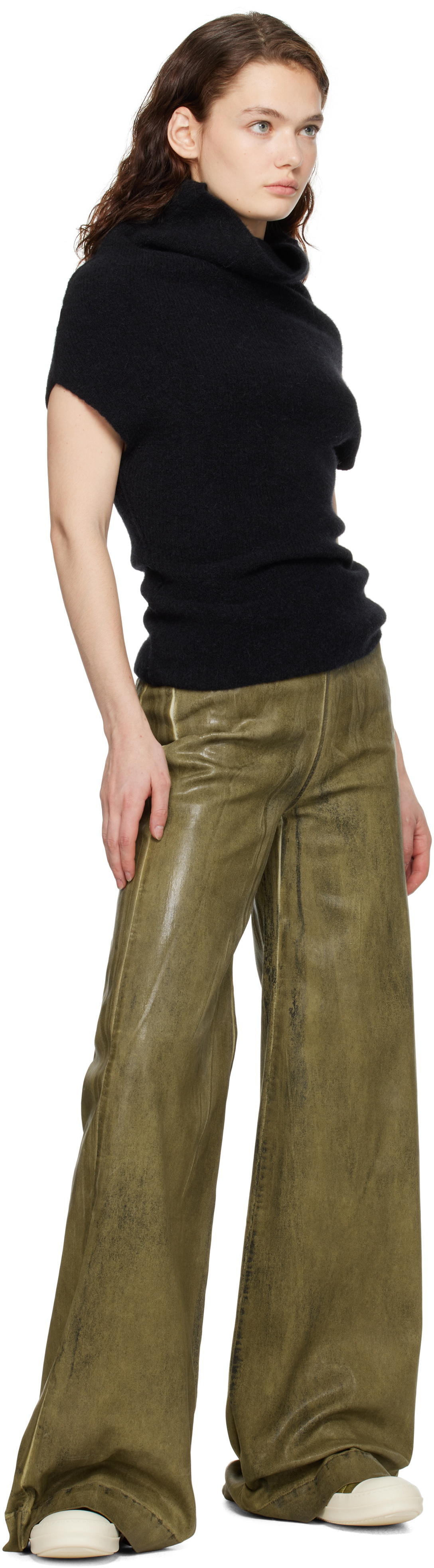 Rick Owens DRKSHDW Level Tee カーキ メンズ