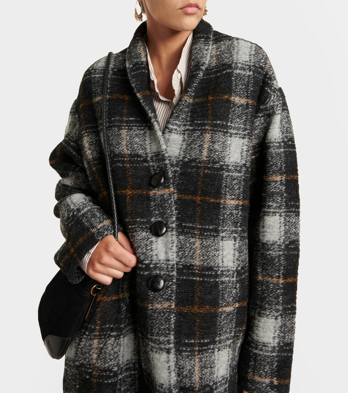 m*n様 ISABEL MARANT ETOILE wool check coa エトワールイザベルマラン ETOILE ISABEL MARANT *チェック起毛