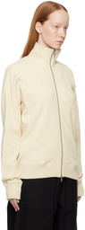 Gentle Fullness Beige Softly Zip Thru Cardigan