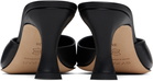 BY FAR Black Selene Mules