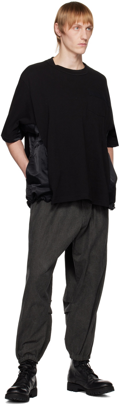 Y's Black A-Big Trousers