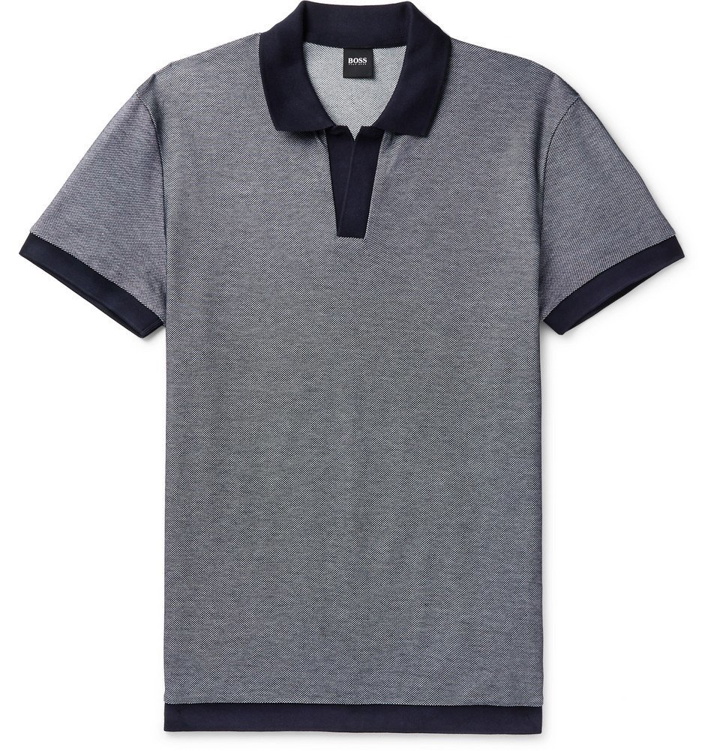 Photo: Hugo Boss - Cotton Polo Shirt - Navy