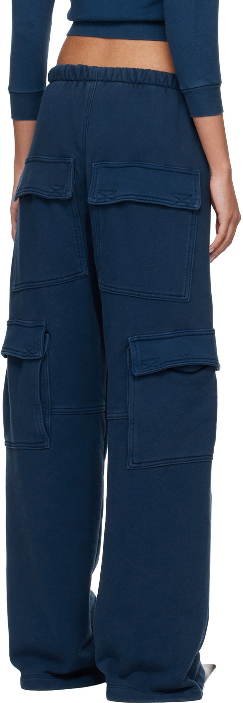 GREG ROSS Navy Cargo Lounge Pants