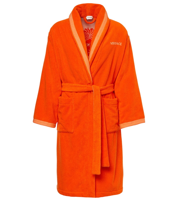 Photo: Versace Home Medusa cotton terry robe