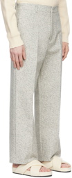 Jil Sander SSENSE Exclusive Beige & Black Straight-Leg Trousers