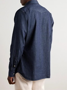 Lardini - Denim Western Shirt - Blue