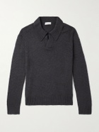 Gabriela Hearst - Aled Cashmere Polo Shirt - Gray