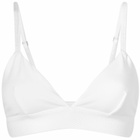 CDLP Women's Triangle Bralette in White