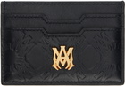 AMIRI Black MA Quad Leather Card Holder