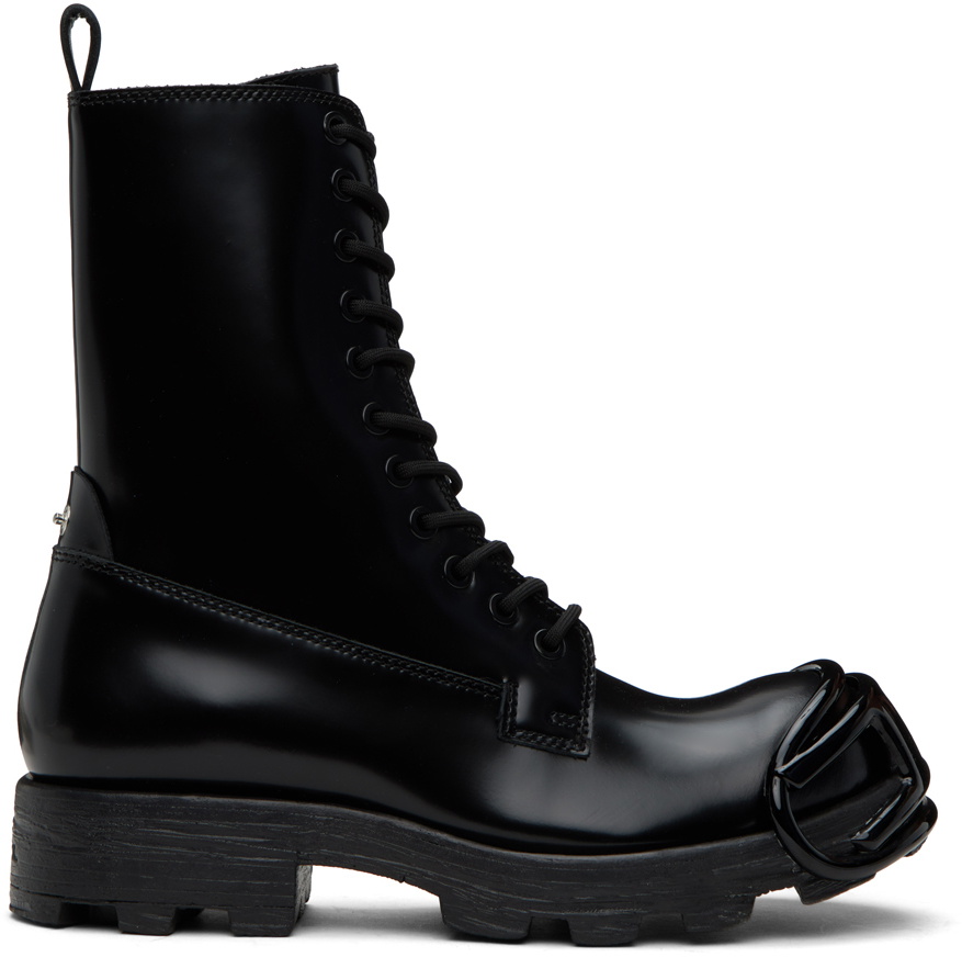 Diesel Black D-Hammer Boots Diesel