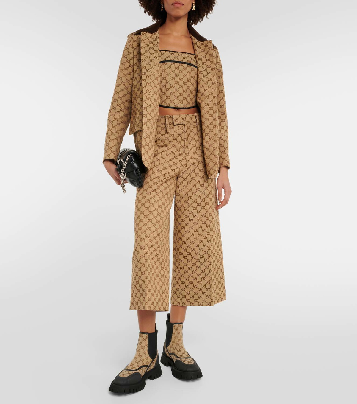 Gucci GG canvas Chelsea boots