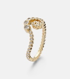 Sophie Bille Brahe Rêve Escargot 18kt gold ring with diamonds