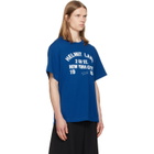 Helmut Lang Blue Varsity T-shirt