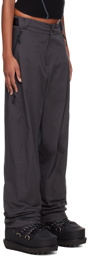 Hyein Seo Gray Belted Trousers