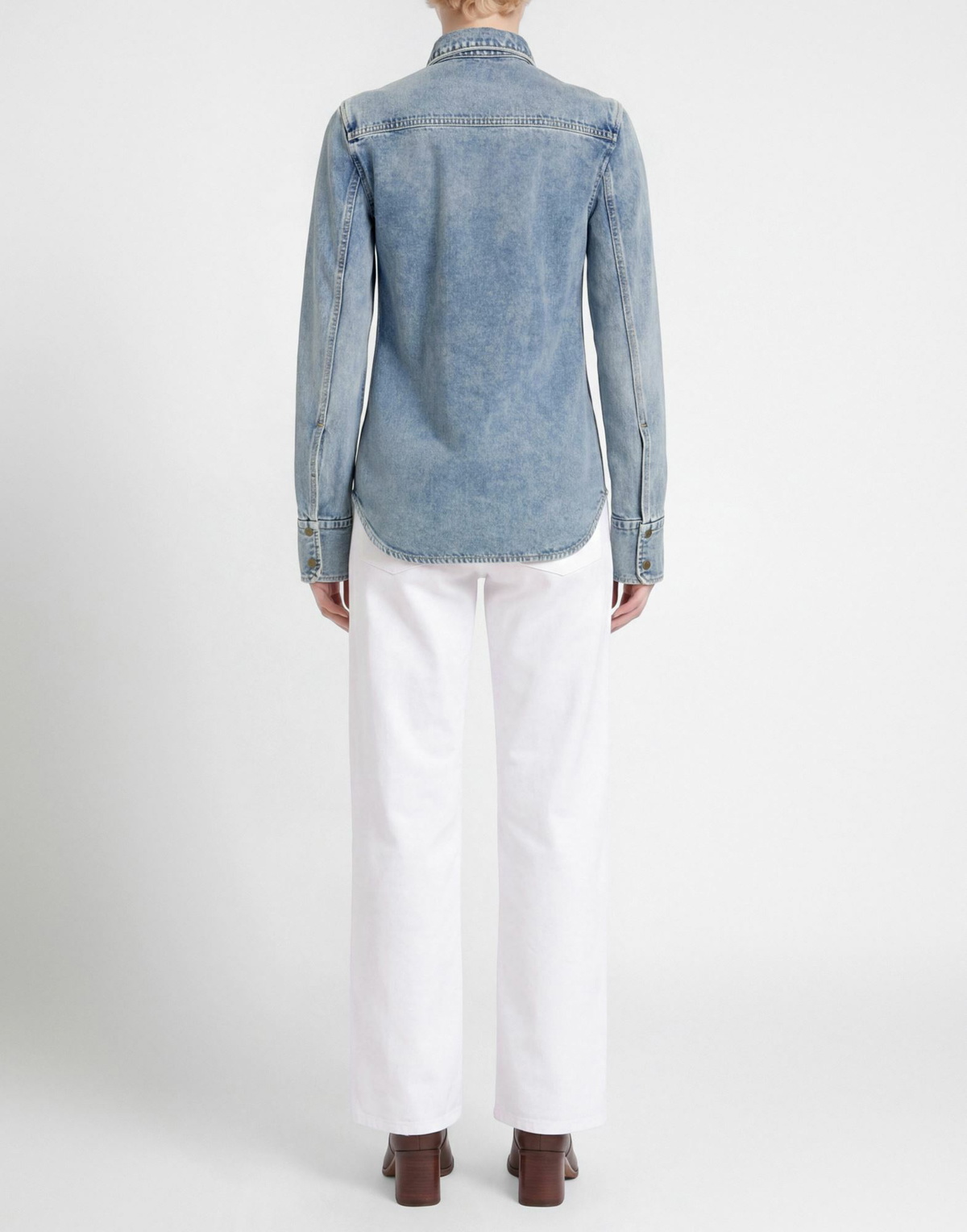 Petar Petrov Womens Denim shirt in Blue
