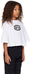 Diesel Kids White Printed T-Shirt