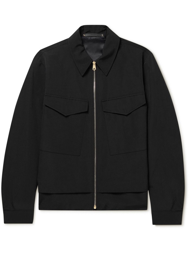 Photo: Paul Smith - Slim-Fit Woven Blouson Jacket - Black