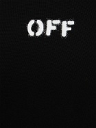 OFF-WHITE - Logo Viscose Blend Crewneck Sweater