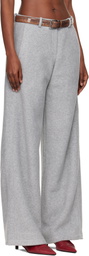 Julie Kegels Gray Fleece Trousers