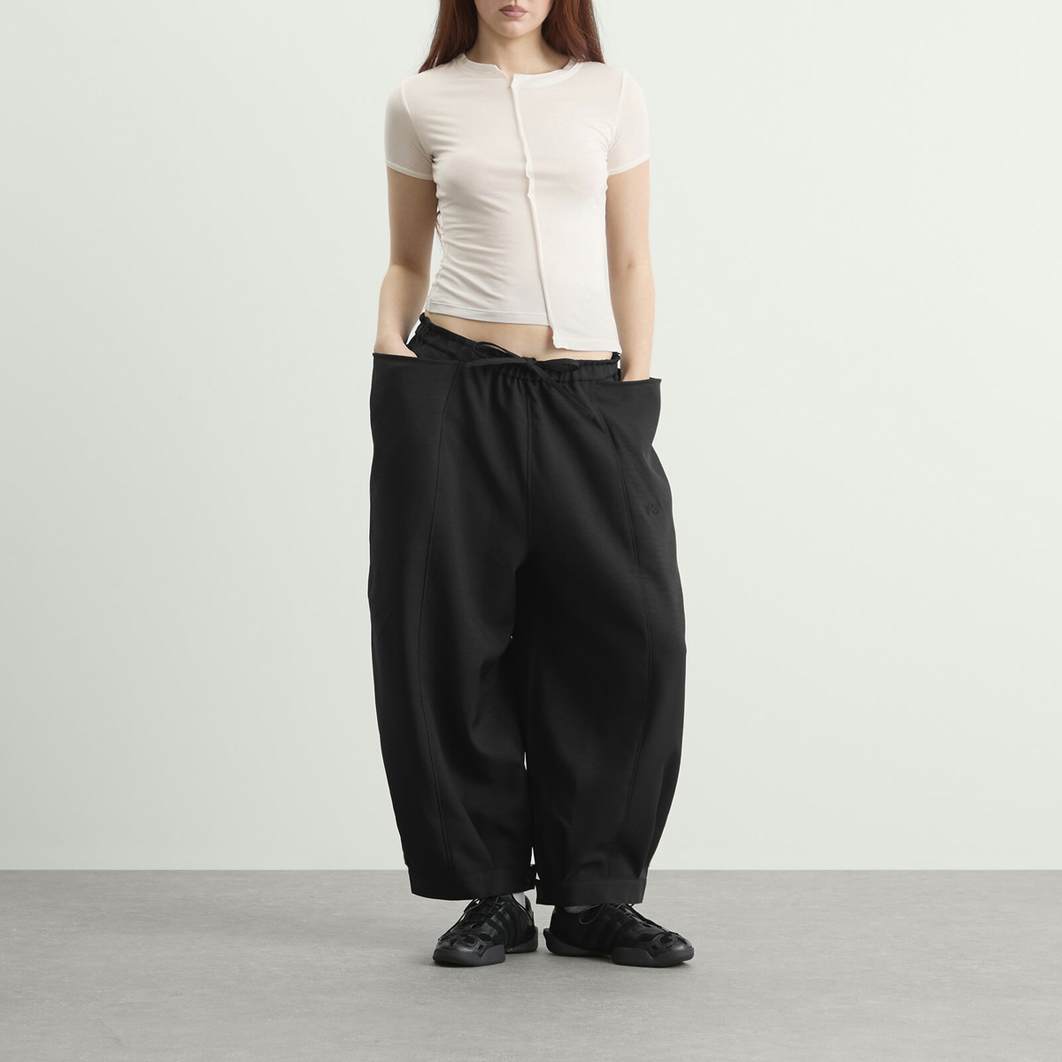 Y-3 Women's T-Shirt in Beige
