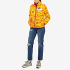 Napapijri Women's x Fiorucci Emin Curly Star Zip Fleece in Yellow
