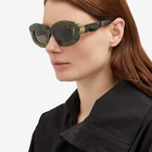 Loewe Eyewear Women's Screen Sunglasses in Green 