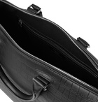 Mulberry - City Croc-Effect Leather Briefcase - Black